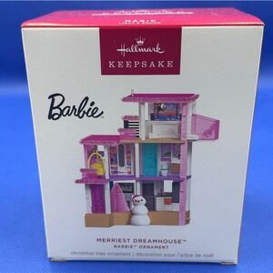 Hallmark Keepsake 2025 Barbie Merriest Dreamhouse Magic Light Sound Ornament NEW